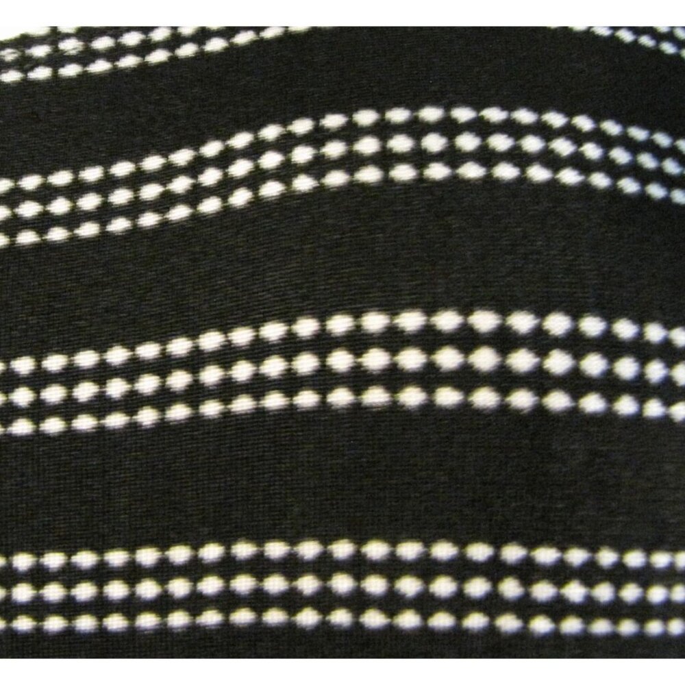Chico's Travelers (XL) Black White Stripe Slinky Travel Knit Tank Top Stretch - Picture 2 of 3